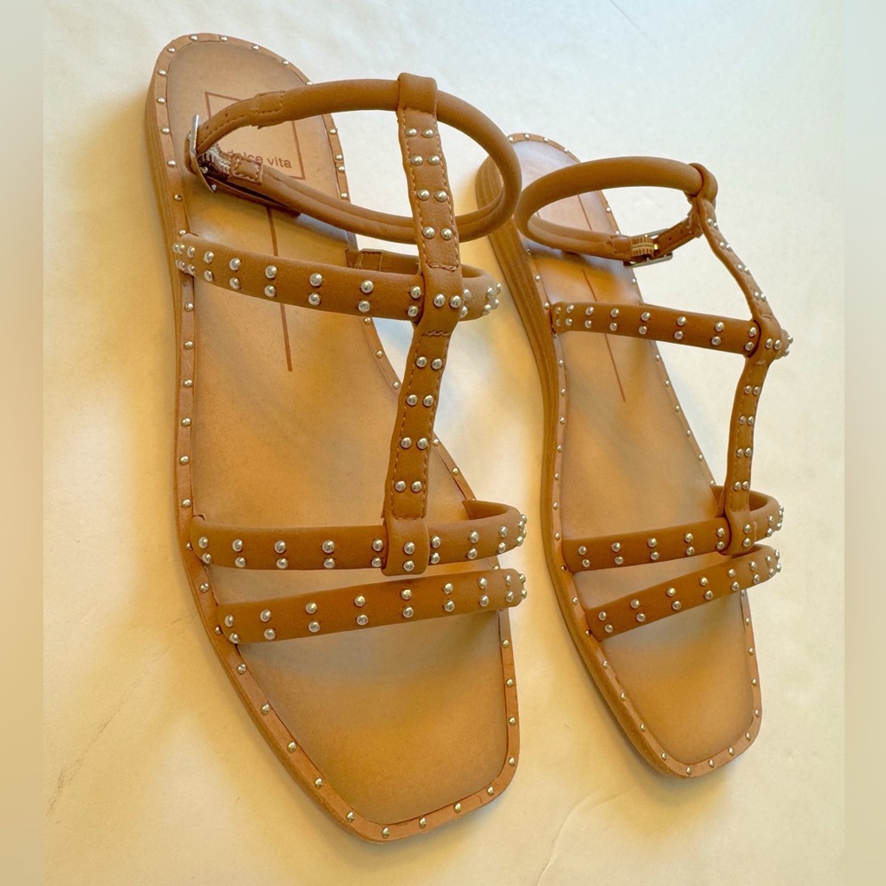 Dolce Vita Brown Studded Sandals
Size 8.5
New without box